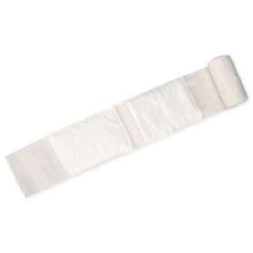 Emergency Bandage with Double Pad, White, 4 inch