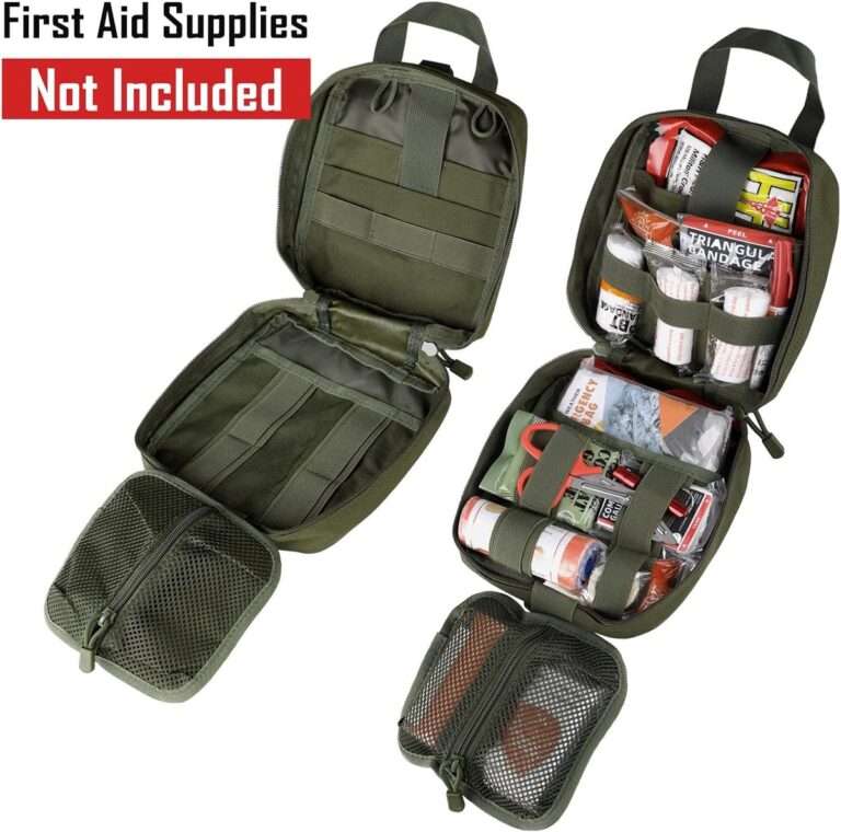 First Aid Pouch - IFAK Bag, Molle EMT Rip-Away Design - First Aid Market