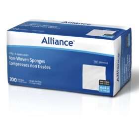 Non-Sterile Non-Woven Sponge, 4-Ply, 200/Pk