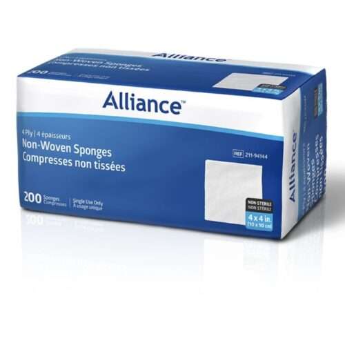 Non-Sterile Non-Woven Sponge, 4-Ply, 200/Pk