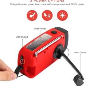 Alternative view of Emergency Solar Hand Crank Radio