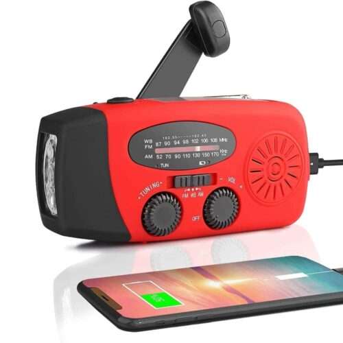 Emergency Solar Hand Crank Radio