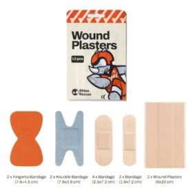 Fabric Wound Bandages for IFAK, 12/Pack